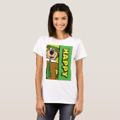 Happy Yogi Bear T-Shirt (Vorne ganz)