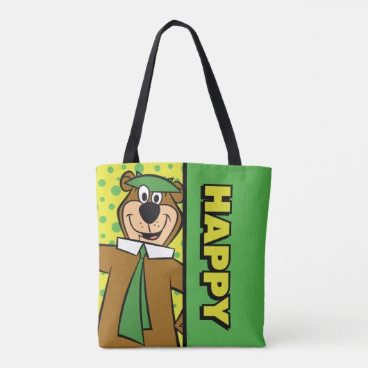 Happy Yogi Bear Tasche (Rückseite)