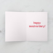 Happy You & Me Day - Funny Anniversary Quote Karte (Innenseite)