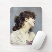 Happy Young Women (von Giovanni Boldini) Mousepad (Mit Mouse)