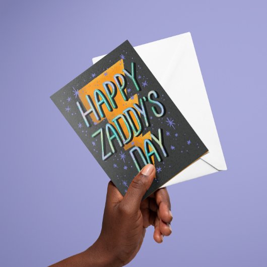 Happy Zaddy's Day Dankeskarte
