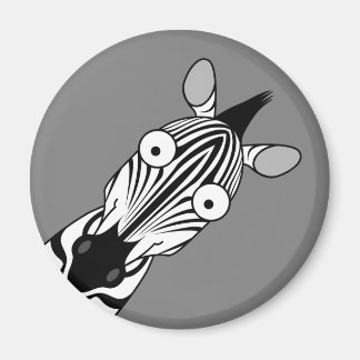 HAPPY ZEBRA MAGNET