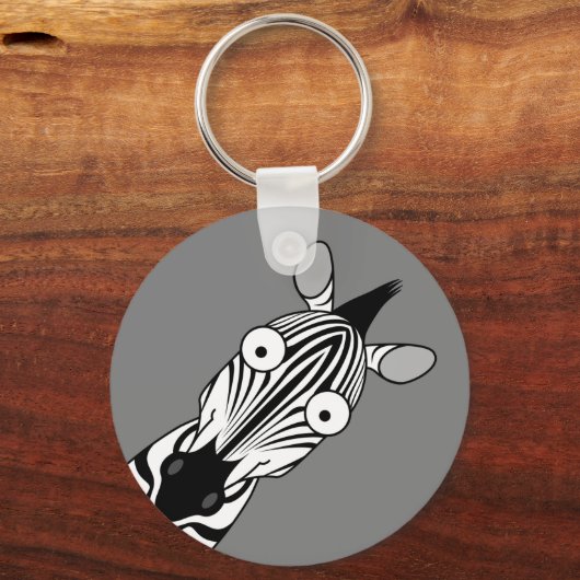 HAPPY ZEBRA SCHLÜSSELANHÄNGER (Vorderseite)