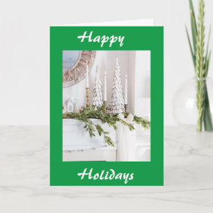 **HAPPY**-ZEITEN SIND DIESE CHRISTMAS-SAISON GEWÜN FEIERTAGSKARTE