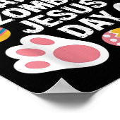 Happy Zombie Jesus Day Oster Zombie Poster (Ecke)