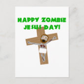 Happy Zombie Jesus Day Postkarte (Vorderseite)