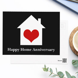 Happy Zuhause Anniversary Chic Real Anwesen House  Postkarte