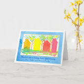 Happy Zuhause Anniversary from Realtor Houses Karte (Gelbe Blume)