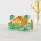 Happy Zuhause Anniversary from Realtor Palm Trees Karte (Gelbe Blume)