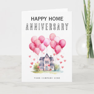Happy Zuhause Anniversary Karte