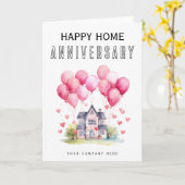 Happy Zuhause Anniversary Karte (Gelbe Blume)