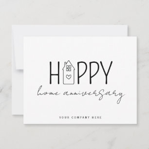 Happy Zuhause Anniversary Real Anwesen Card Karte