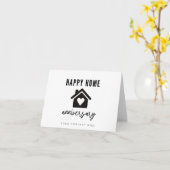 Happy Zuhause Anniversary Real Anwesen Karte (Gelbe Blume)