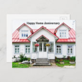 Happy Zuhause Anniversary Real Anwesen Postkarte (Vorne/Hinten)