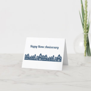 Happy Zuhause Anniversary Realtor Card Dankeskarte