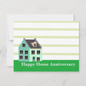 Happy Zuhause Anniversary Realtor Karte (Vorderseite)