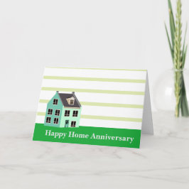 Happy Zuhause Anniversary Realtor Karte