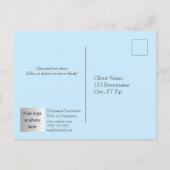 Happy Zuhause Anniversary Realtor Postcard mit Fot Postkarte (Rückseite)