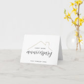 Happy Zuhause Anniversary Realty Karte (Gelbe Blume)