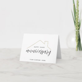 Happy Zuhause Anniversary Realty Karte