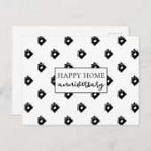 Happy Zuhause Anniversary Realty Postkarte (Vorne/Hinten)