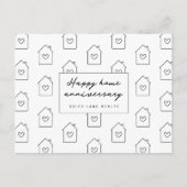 Happy Zuhause Anniversary Realty Postkarte (Vorderseite)