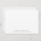 Happy Zuhause Jubiläum Personalisiert Housiversay Dankeskarte (Rückseite)