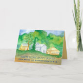 Happy Zuhause Jubiläum von Realtor Individuelle Na Karte (Vorderseite)