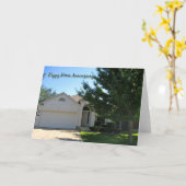 Happy Zuhause Jubiläumskarten Karte (Gelbe Blume)