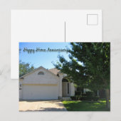 Happy Zuhause Jubiläumskarten Postkarte (Vorne/Hinten)
