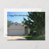 Happy Zuhause Jubiläumskarten Postkarte (Vorne/Hinten)