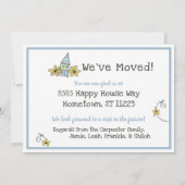 Happy Zuhause Moving Ankündigung (Rückseite)