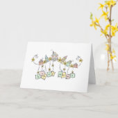 Happy Zuhause New Address Ankündigung (Gelbe Blume)