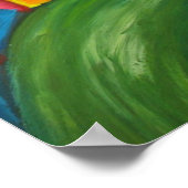 Happy Zuhause Print Poster (Ecke)