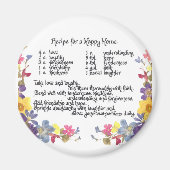 Happy Zuhause Recipe Magnet (Vorne)