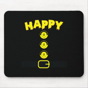 Happy Zwarf Halloween Kostümfarbenspiel Familien Mousepad