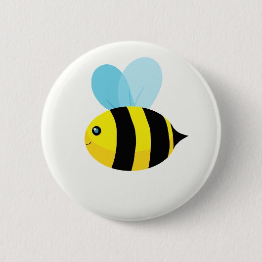 HappyBee Sammlung Button (Vorderseite)