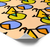 Happybike-Muster Poster (Ecke)