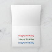 HappyBirthday REIKI Happy Birthday Karte (Innenseite)