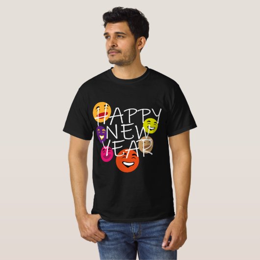 HAPPYEAR EMOJIS T-Shirt (Vorne ganz)