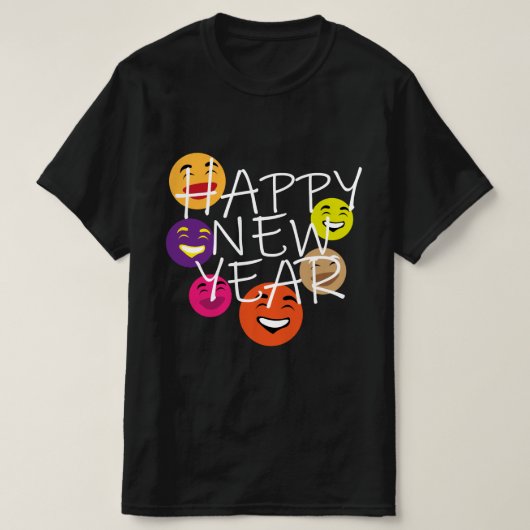HAPPYEAR EMOJIS T-Shirt (Design vorne)