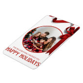 #HappyHolidaysByTheWilsonFlexiblePhotoMagnet Magnet (Linke Seite)