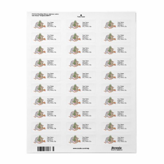 HappyHoppers® Address Labels (Vorne)