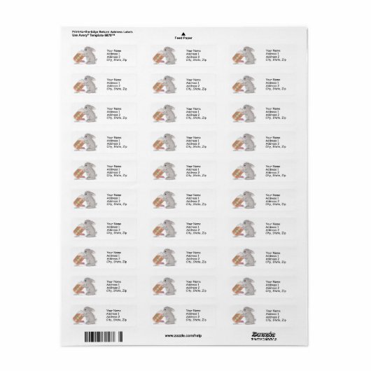 HappyHoppers® Address Labels (Vorne)