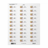 HappyHoppers® Address Labels (Vorne)