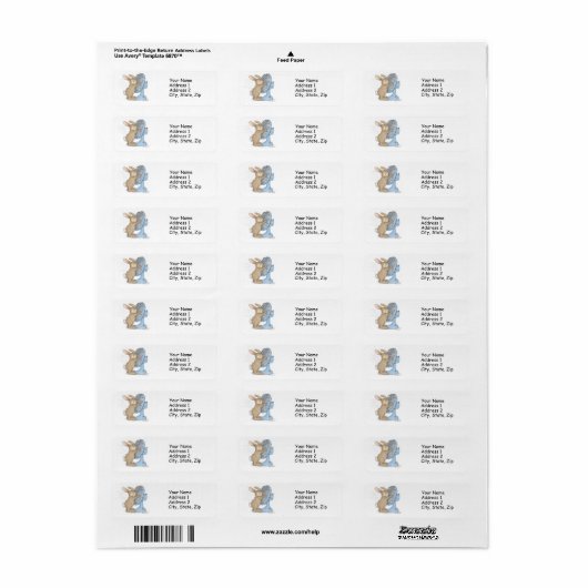 HappyHoppers® Address Labels (Vorne)