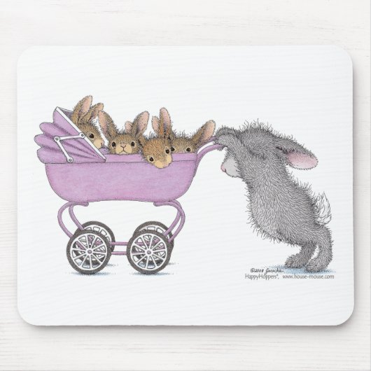 HappyHoppers® Mausunterlagen Mousepad (Vorne)