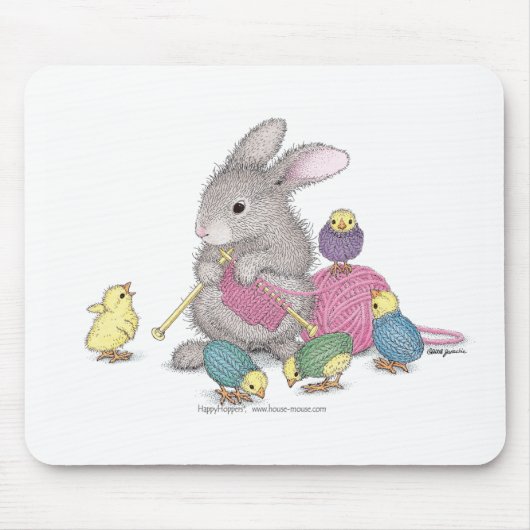 HappyHoppers® Mausunterlagen Mousepad (Vorne)