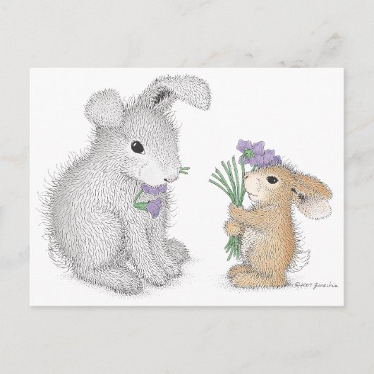 HappyHoppers® Postcard Postkarte (Vorderseite)