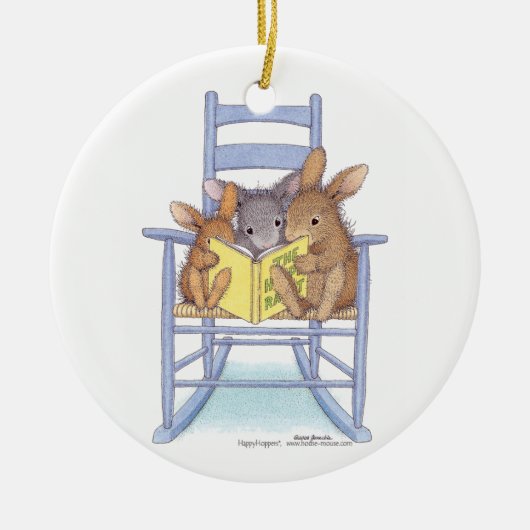 HappyHoppers® Verzierung Keramikornament (Vorne)